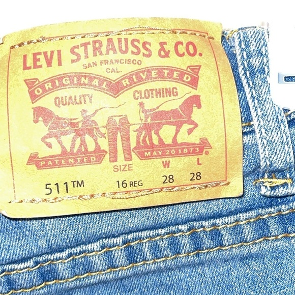 Levi’s 511  jeans. GUC Size 16 Reg. 28 X 28 - Picture 6 of 7